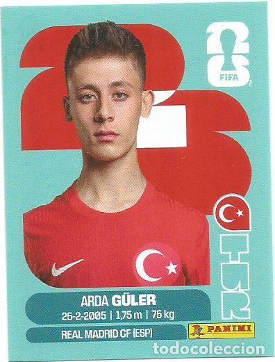 Cromos de F&uacute;tbol: MUNDIAL FIFA CUP 2026 - STICKER - TURQU&Iacute;A - ARDA GULER - TUR 14