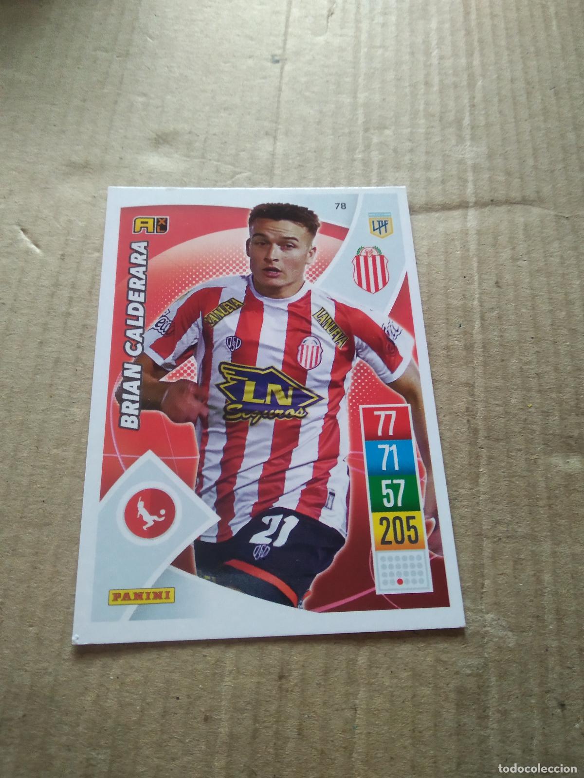 Cromos de F&uacute;tbol: 78 BRIAN CALDERARA BARRACAS CENTRAL CROMO FUTBOL ARGENTINO 21-22 PANINI LIGA ARGENTINA 2021-2022