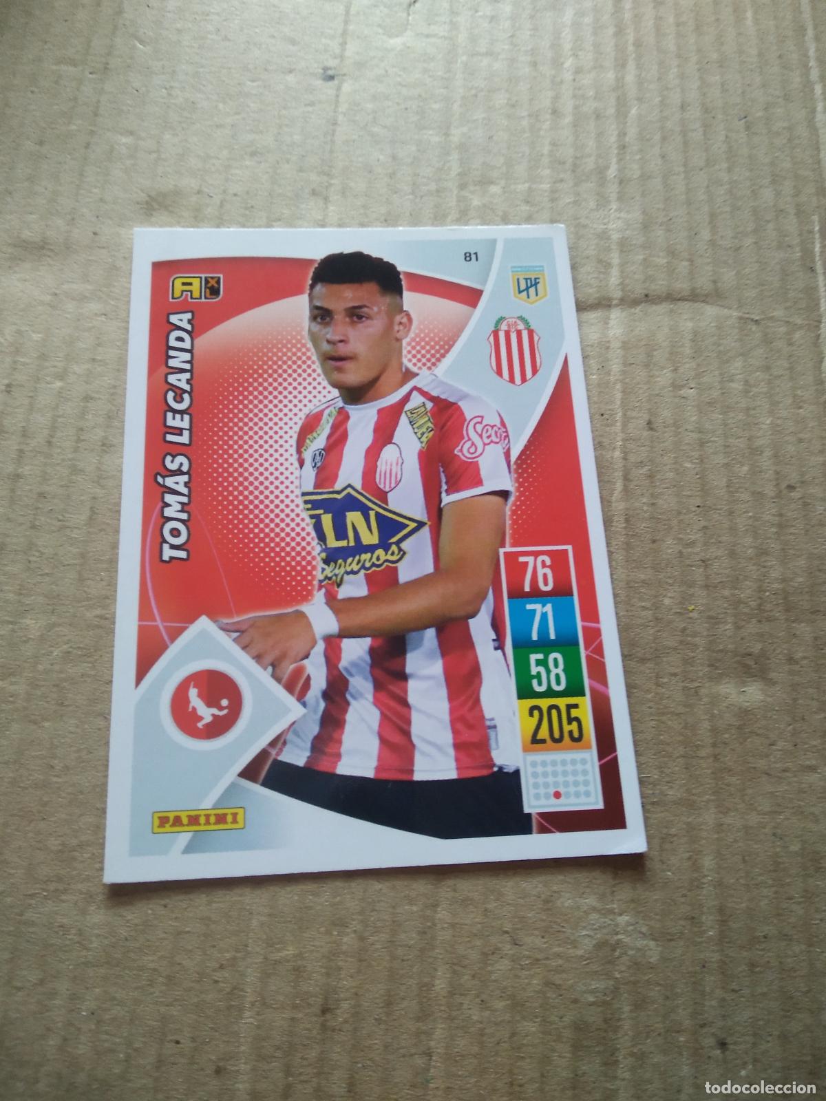 Cromos de F&uacute;tbol: 81 TOMAS LECANDA BARRACAS CENTRAL CROMO FUTBOL ARGENTINO 21-22 PANINI LIGA ARGENTINA 2021-2022