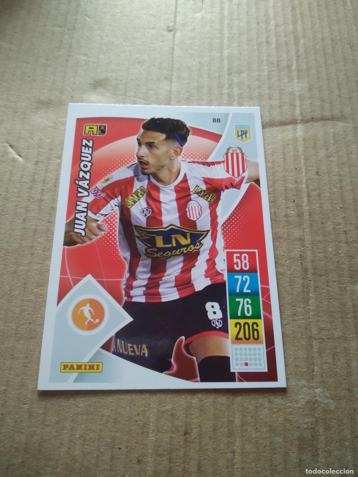 Cromos de F&uacute;tbol: 86 JUAN VAZQUEZ BARRACAS CENTRAL CROMO FUTBOL ARGENTINO 21-22 PANINI LIGA ARGENTINA 2021-2022