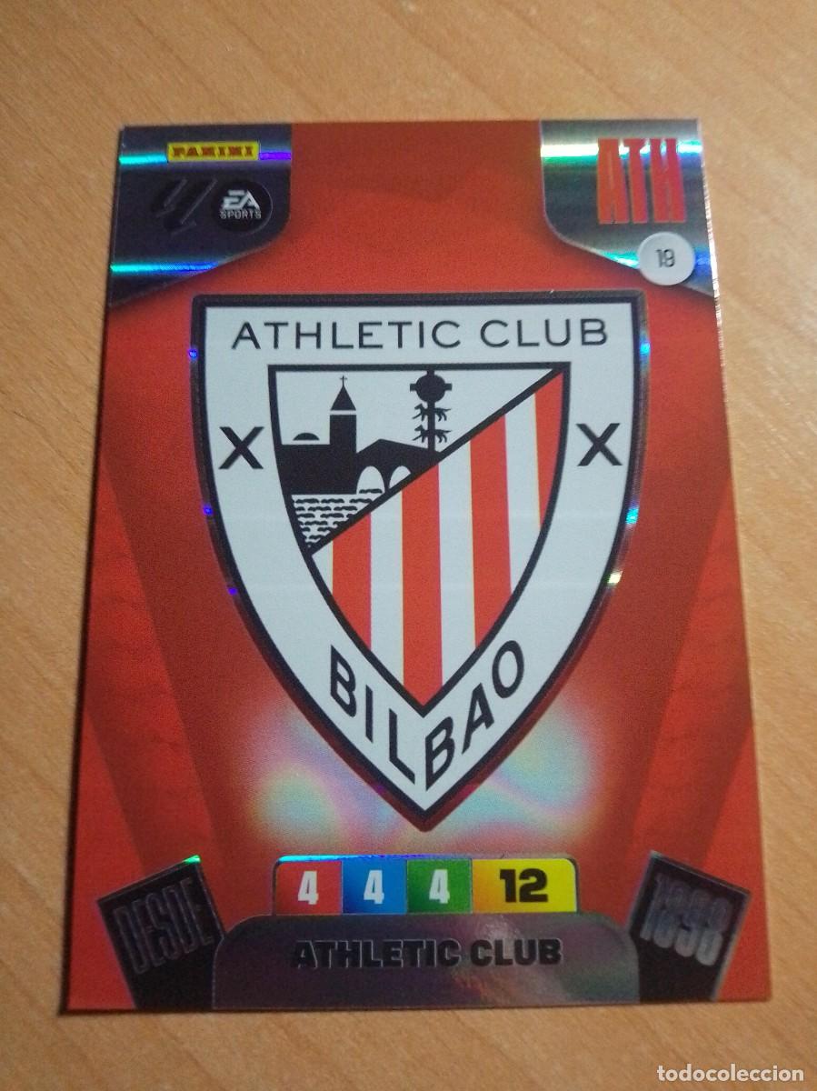 Cromos de F&uacute;tbol: 19 ESCUDO DEL ATHLETIC DE BILBAO 25 26 ADRENALYN XL 2025 2026