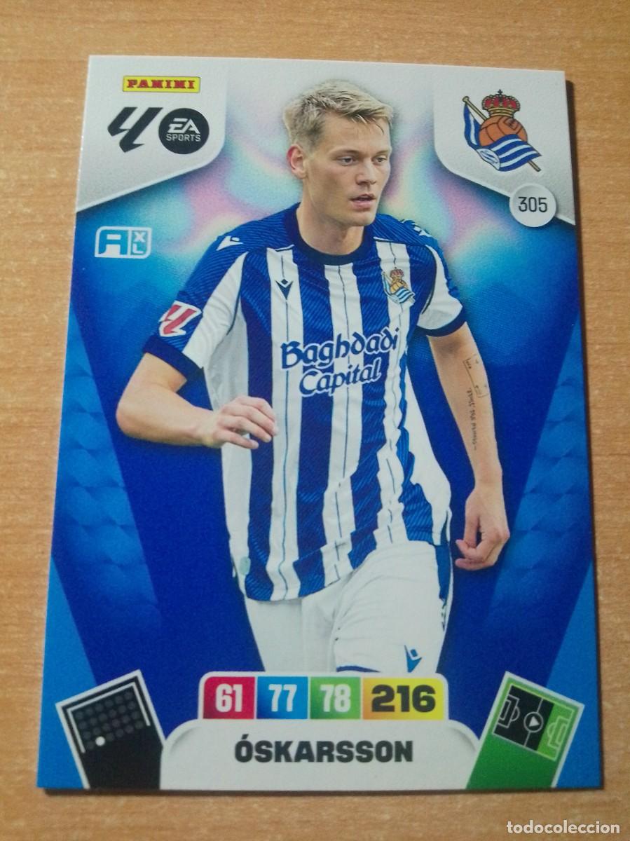 Cromos de F&uacute;tbol: 305 OSKARSSON DE LA REAL SOCIEDAD 25 26 ADRENALYN XL 2025 2026