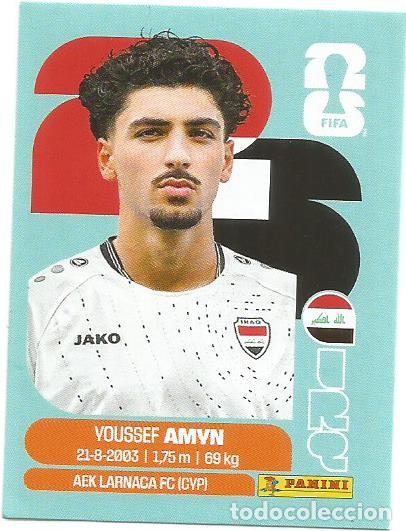 Cromos de F&uacute;tbol: MUNDIAL FIFA CUP 2026 - STICKER - IRAQ - YOUSSEF AMYN - IRQ 14