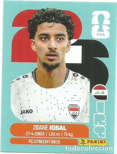 Cromos de F&uacute;tbol: MUNDIAL FIFA CUP 2026 - STICKER - IRAQ - ZIDANE IQBAL - IRQ 9