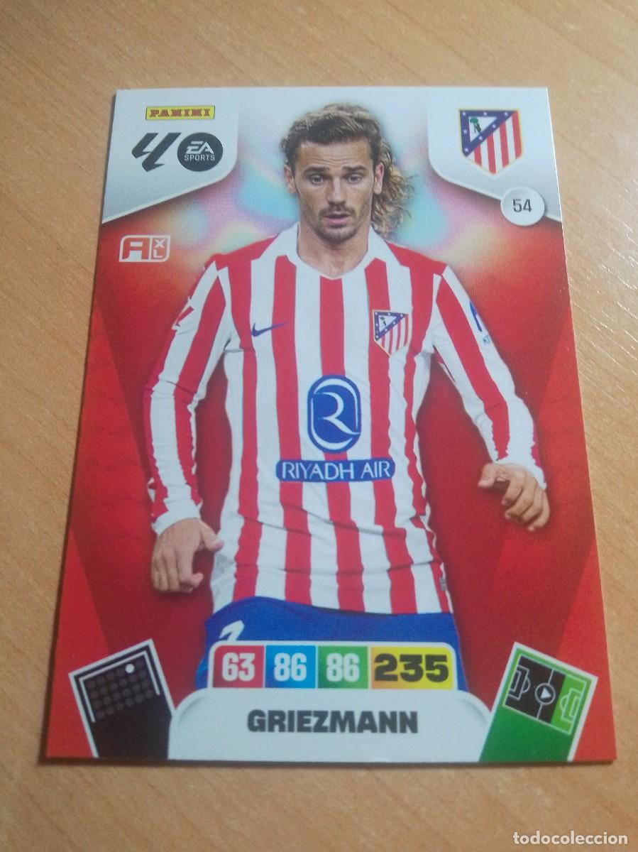 Cartes &agrave; collectionner de Football: 54 GRIEZMANN DEL ATL&Eacute;TICO DE MADRID 25 26 ADRENALYN XL 2025 2026