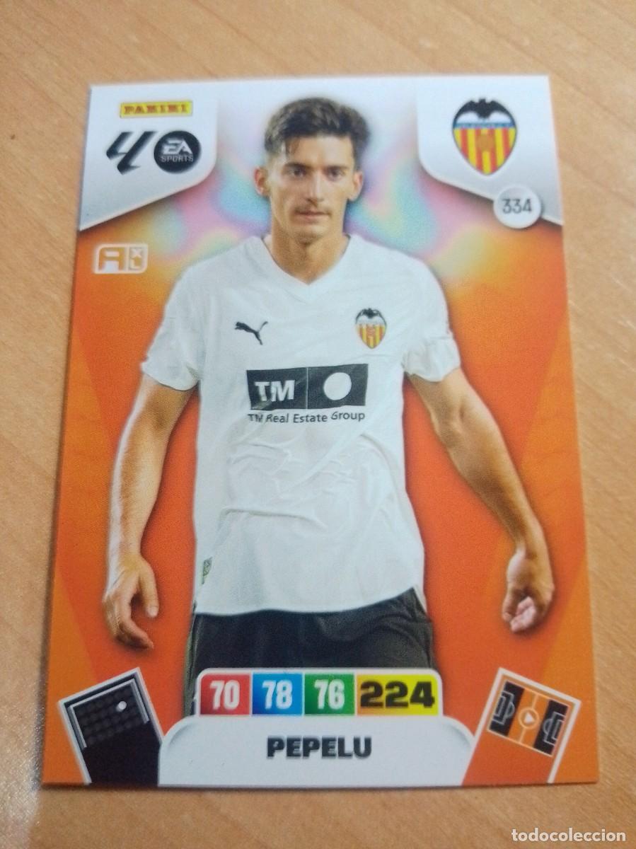 Fu&szlig;ball-Sticker: 334 PEPELU DEL VALENCIA 25 26 ADRENALYN XL 2025 2026