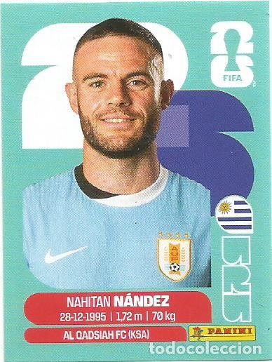 Fu&szlig;ball-Sticker: MUNDIAL FIFA CUP 2026 - STICKER - URUGUAY - NAHITAN NANDEZ - URU 9