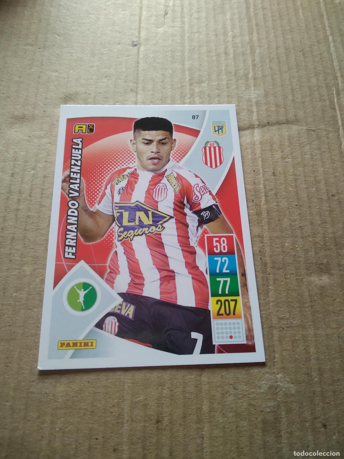 Fu&szlig;ball-Sticker: 87 FERNANDO VALENZUELA BARRACAS CENTRAL CROMO FUTBOL ARGENTINO 21-22 PANINI LIGA ARGENTINA 2021-2022