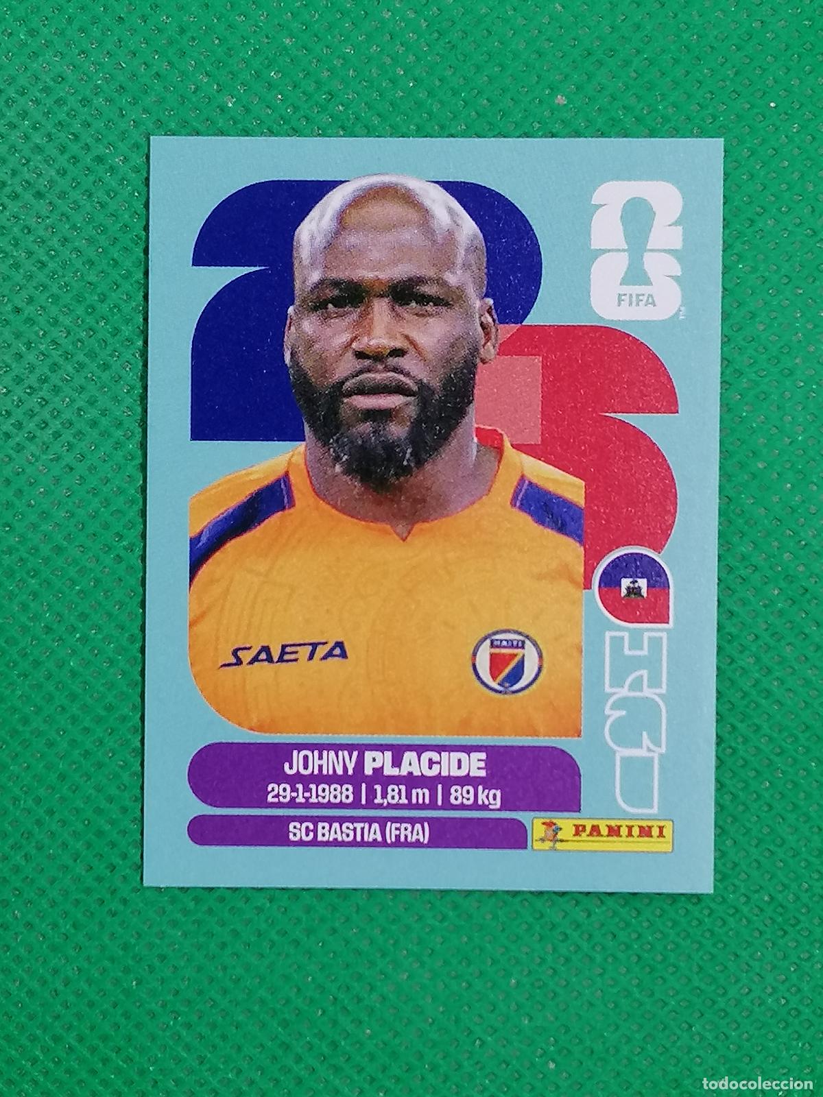Fu&szlig;ball-Sticker: HAI 2 HAI2 JOHNY PLACIDE HAITI ⚽ PANINI FIFA MUNDIAL WORLD CUP 26 2026 STICKER ⚽
