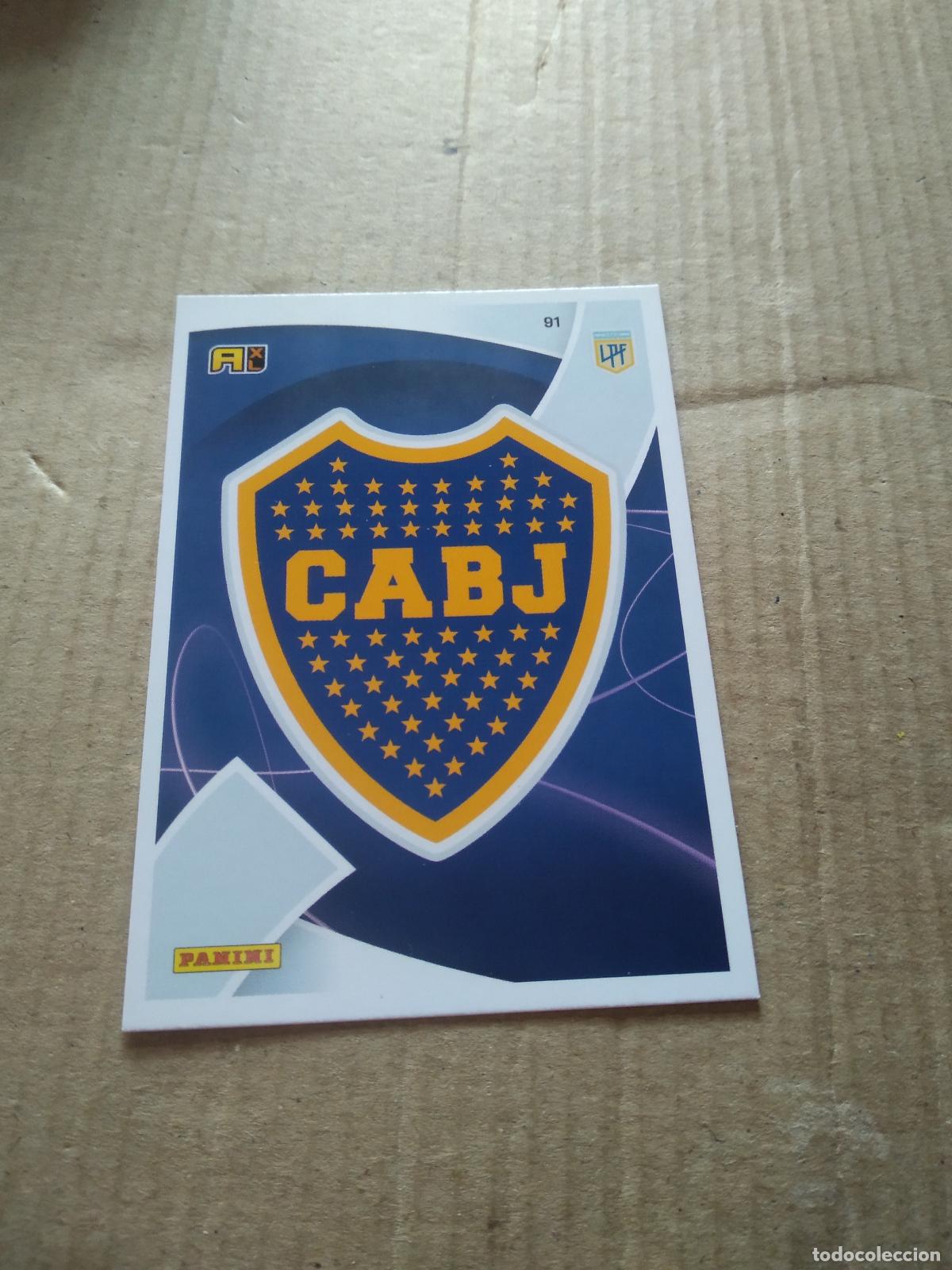 Cromos de F&uacute;tbol: 91 ESCUDO BOCA JUNIORS CROMO FUTBOL ARGENTINO 21-22 PANINI LIGA ARGENTINA 2021-2022