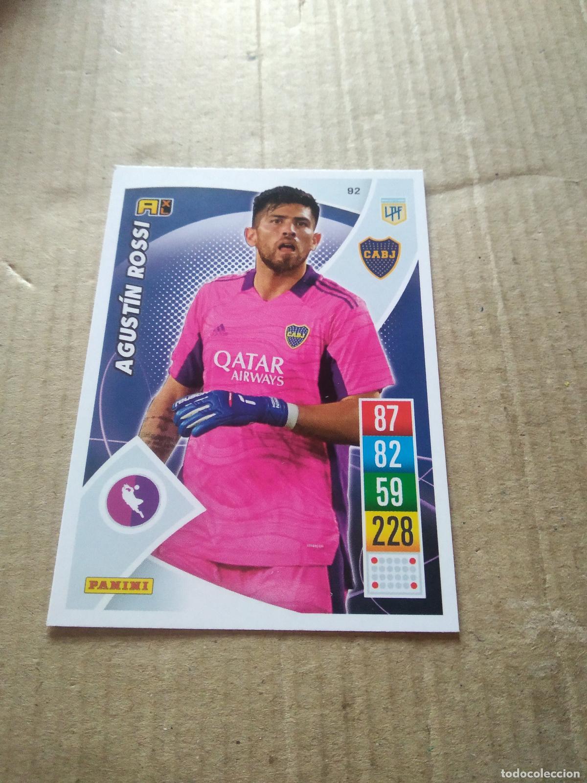 Cromos de F&uacute;tbol: 92 AGUSTIN ROSSI BOCA JUNIORS CROMO FUTBOL ARGENTINO 21-22 PANINI LIGA ARGENTINA 2021-2022