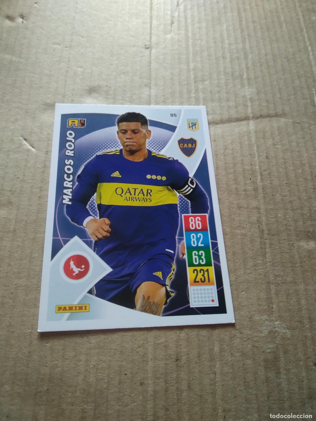 Cromos de F&uacute;tbol: 95 MARCOS ROJO BOCA JUNIORS CROMO FUTBOL ARGENTINO 21-22 PANINI LIGA ARGENTINA 2021-2022