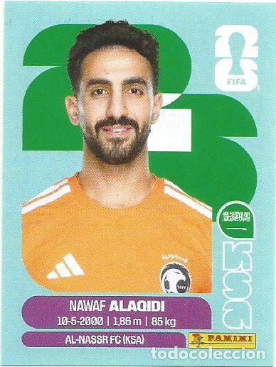 Cromos de F&uacute;tbol: MUNDIAL FIFA CUP 2026 - STICKER - ARABIA SAUD&Iacute; -NAWAF ALAQIDI - KSA 2