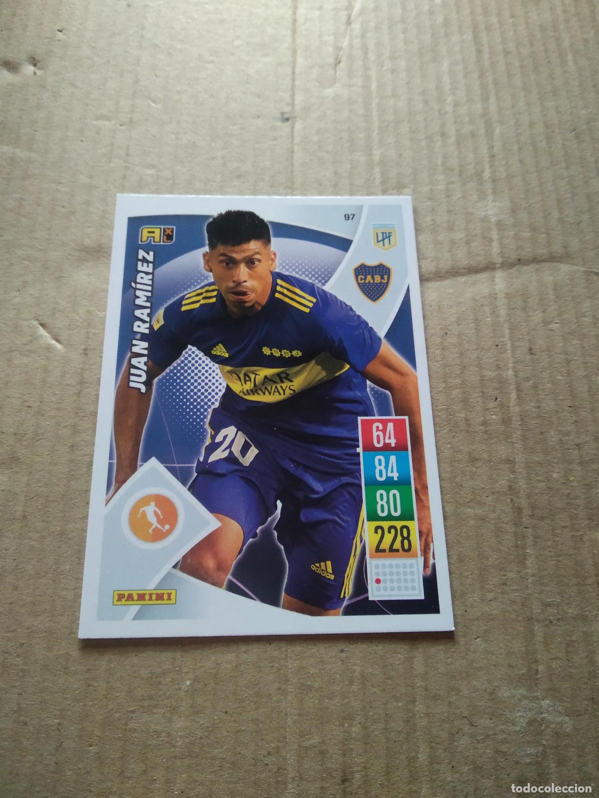 Cromos de F&uacute;tbol: 97 JUAN RAMIREZ BOCA JUNIORS CROMO FUTBOL ARGENTINO 21-22 PANINI LIGA ARGENTINA 2021-2022