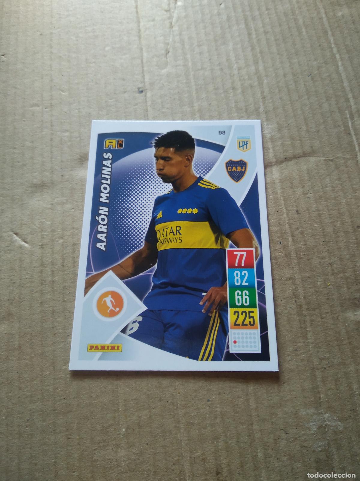 Cromos de F&uacute;tbol: 98 AARON MOLINAS BOCA JUNIORS CROMO FUTBOL ARGENTINO 21-22 PANINI LIGA ARGENTINA 2021-2022