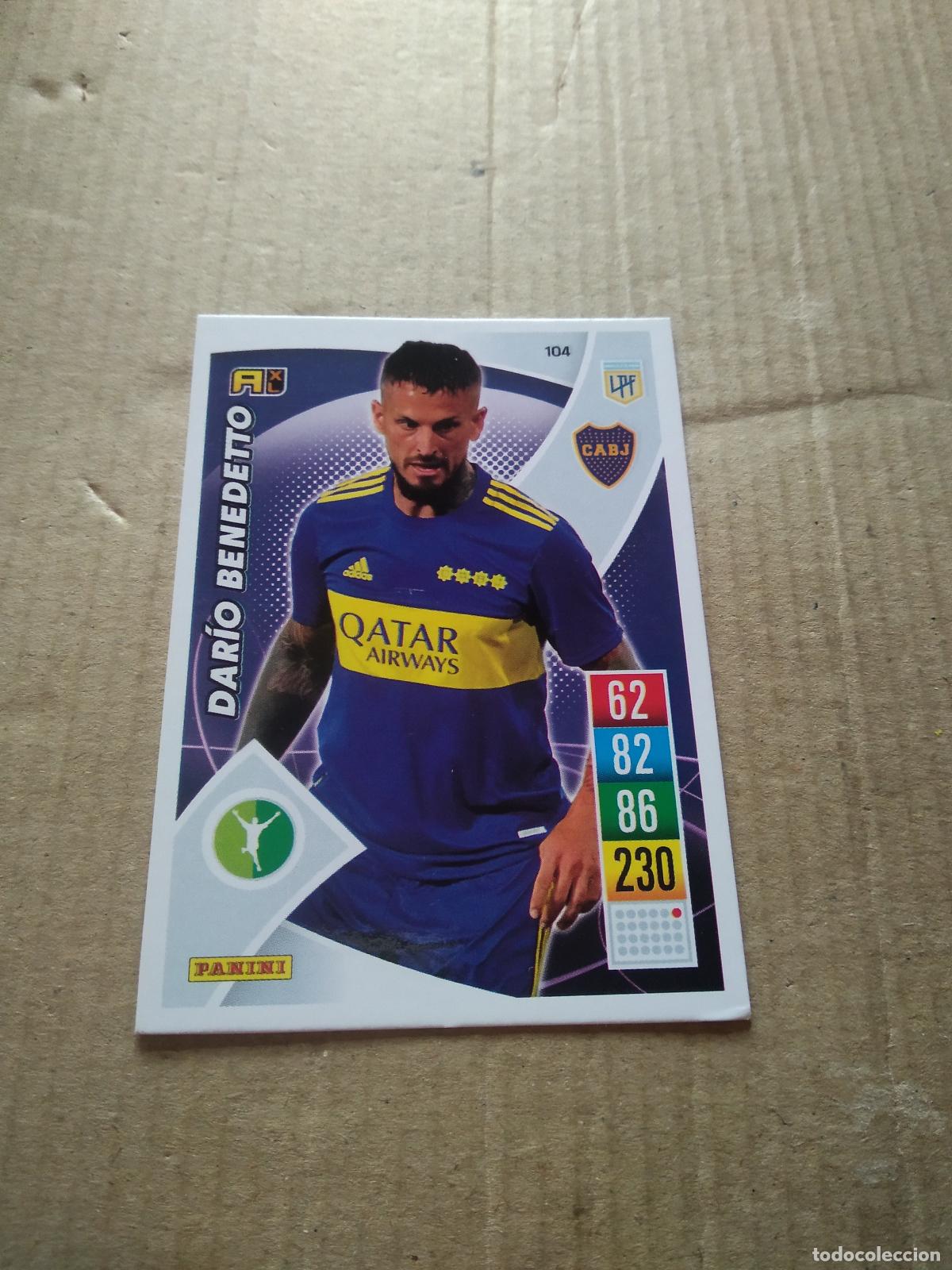 Cromos de F&uacute;tbol: 104 DARIO BENEDETTO BOCA JUNIORS CROMO FUTBOL ARGENTINO 21-22 PANINI LIGA ARGENTINA 2021-2022