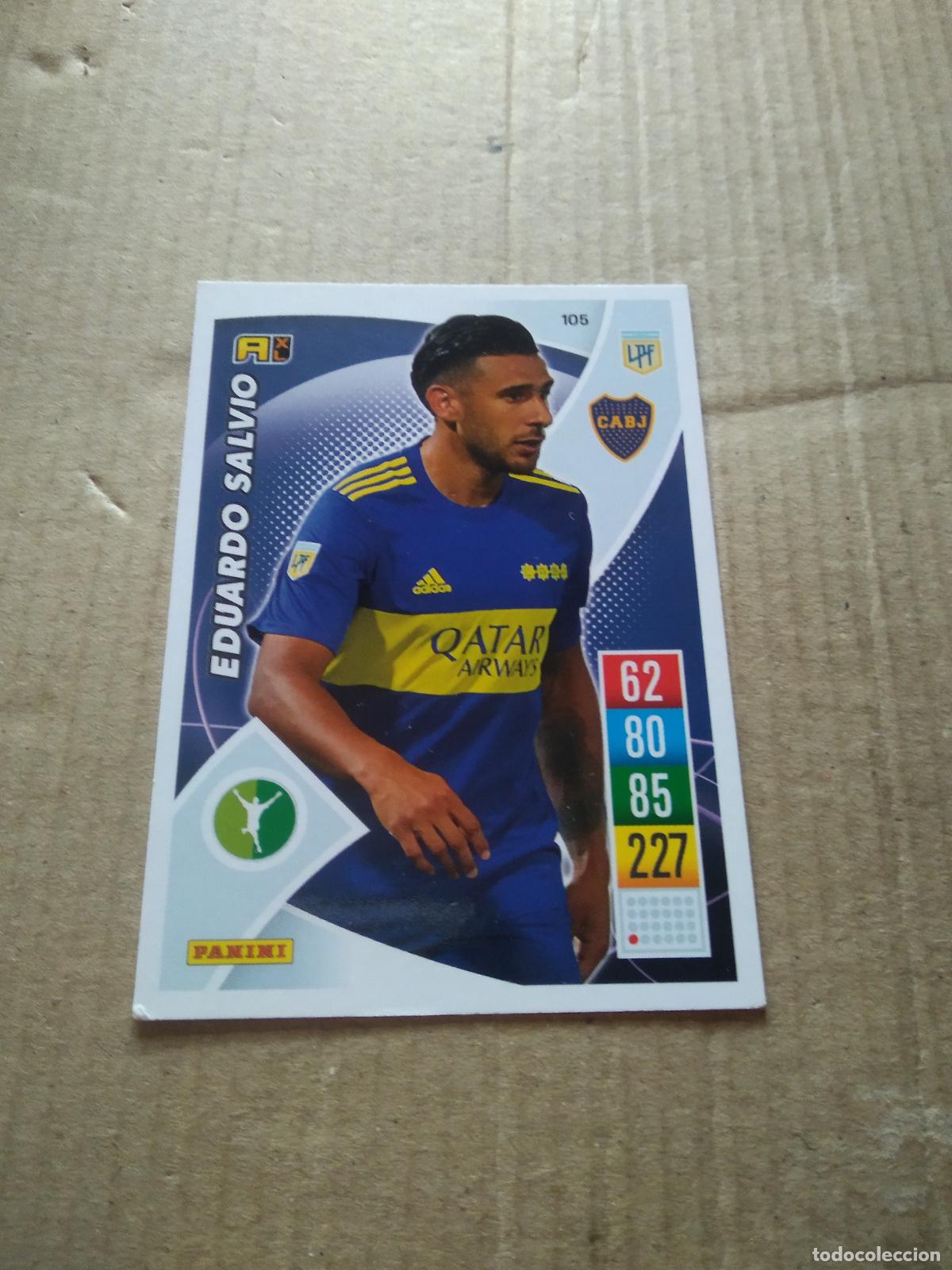 Cromos de F&uacute;tbol: 105 EDUARDO SALVIO BOCA JUNIORS CROMO FUTBOL ARGENTINO 21-22 PANINI LIGA ARGENTINA 2021-2022