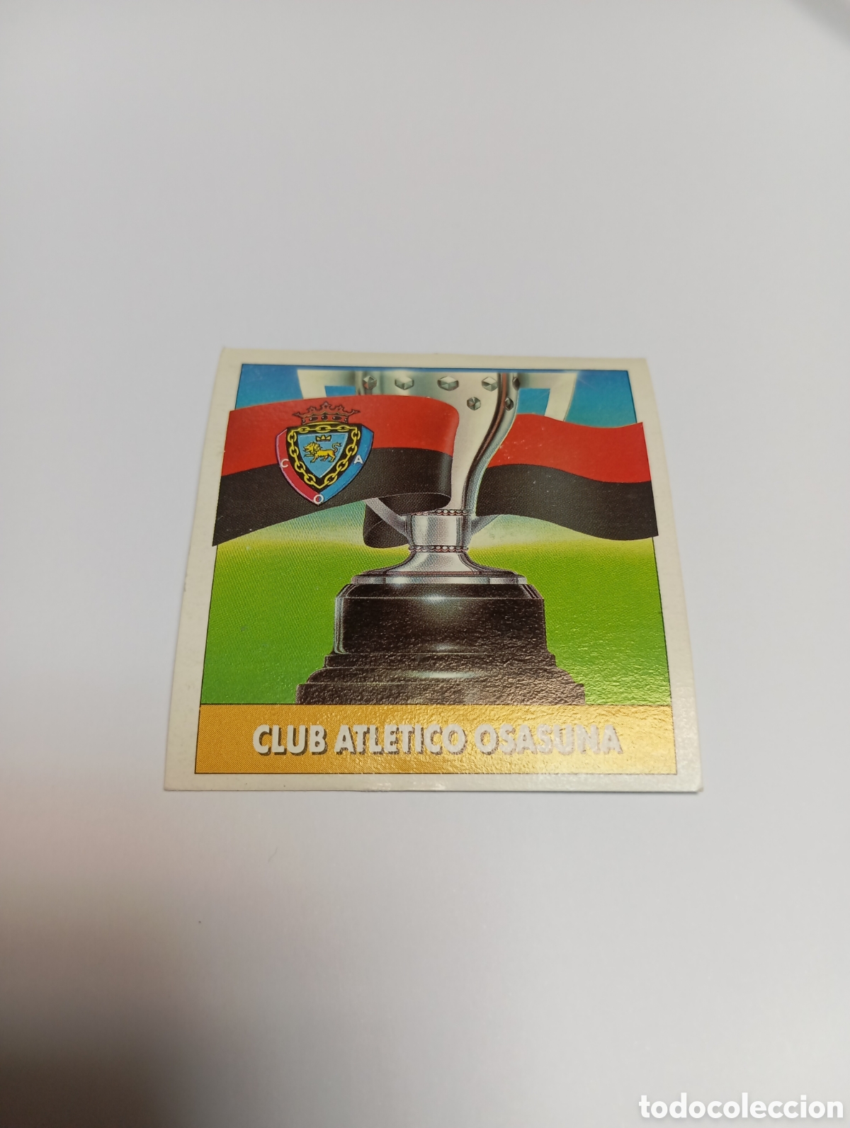 Cromos de F&uacute;tbol: ESCUDO Osasuna Liga Este 1992 1993 Panini 92 93 NUEVO SIN PEGAR