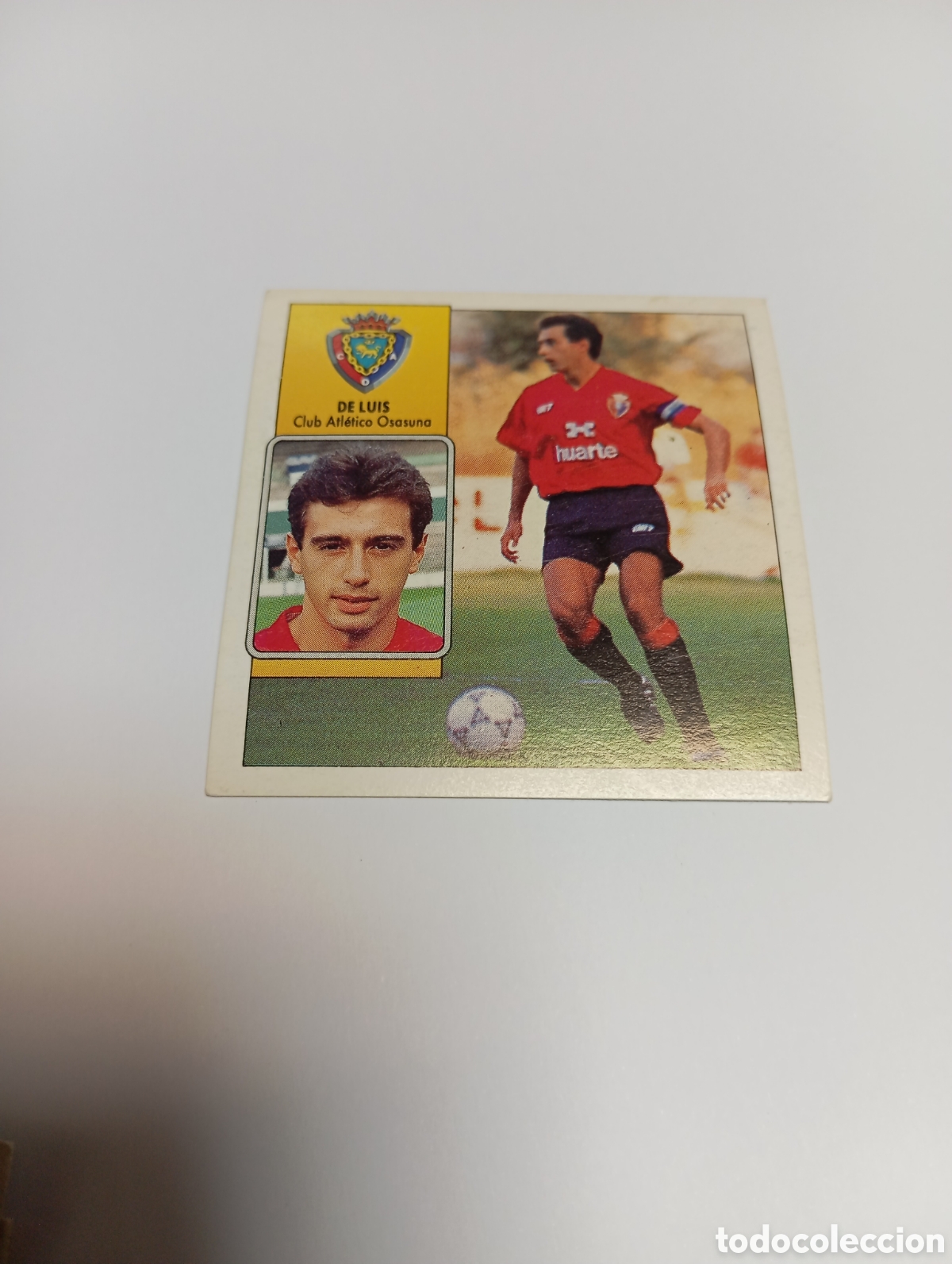 Cartes &agrave; collectionner de Football: DE LUIS Osasuna Liga Este 1992 1993 Panini 92 93