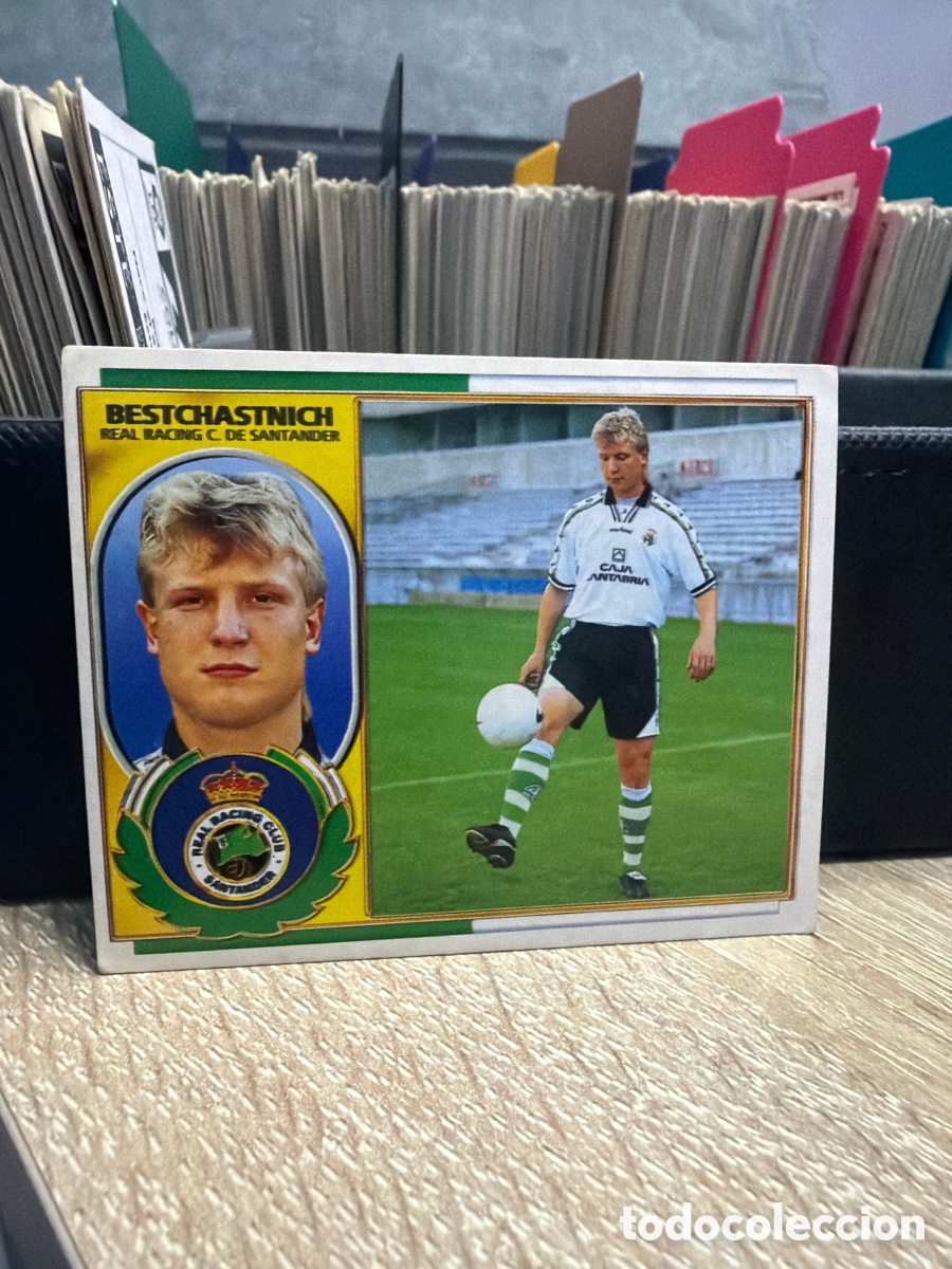 Cromos de F&uacute;tbol: LIGA 96 97 - Bestchastnich - Racing de Santander - Coloca - Ediciones Este sin pegar