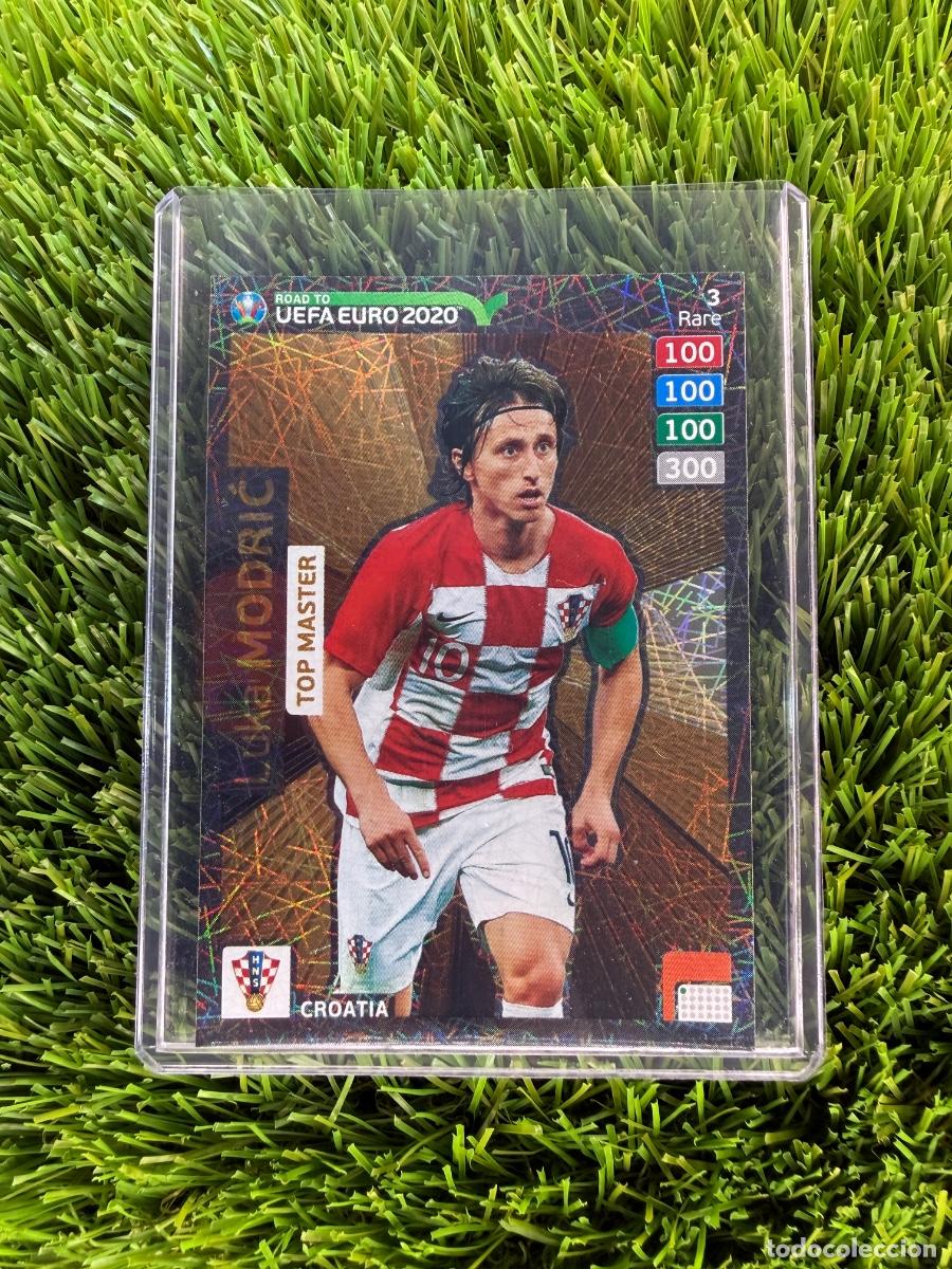 Cromos de F&uacute;tbol: N&ordm; 3 Luka Modric Top Master Croacia Adrenalyn XL Road to Euro 2020