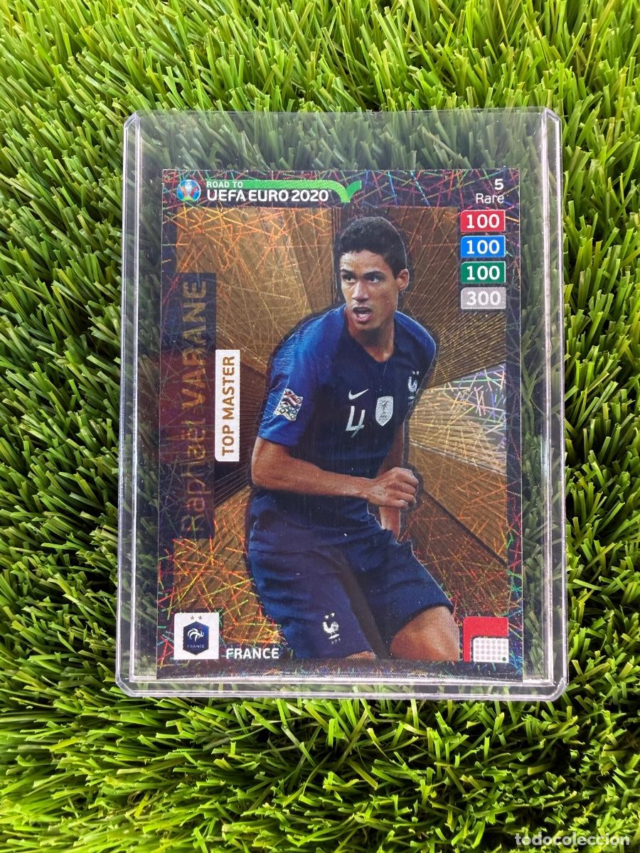Cromos de F&uacute;tbol: N&ordm; 5 Rapha&euml;l Varane Top Master Francia Adrenalyn XL Road to Euro 2020