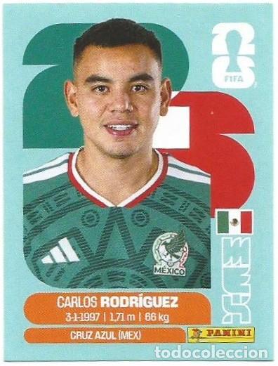 Cromos de F&uacute;tbol: MUNDIAL FIFA CUP 2026 - STICKER - M&Eacute;XICO - CARLOS RODR&Iacute;GUEZ - MEX 9