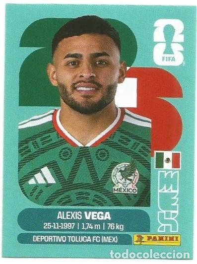 Cromos de F&uacute;tbol: MUNDIAL FIFA CUP 2026 - STICKER - M&Eacute;XICO - ALEXIS VEGA - MEX 18