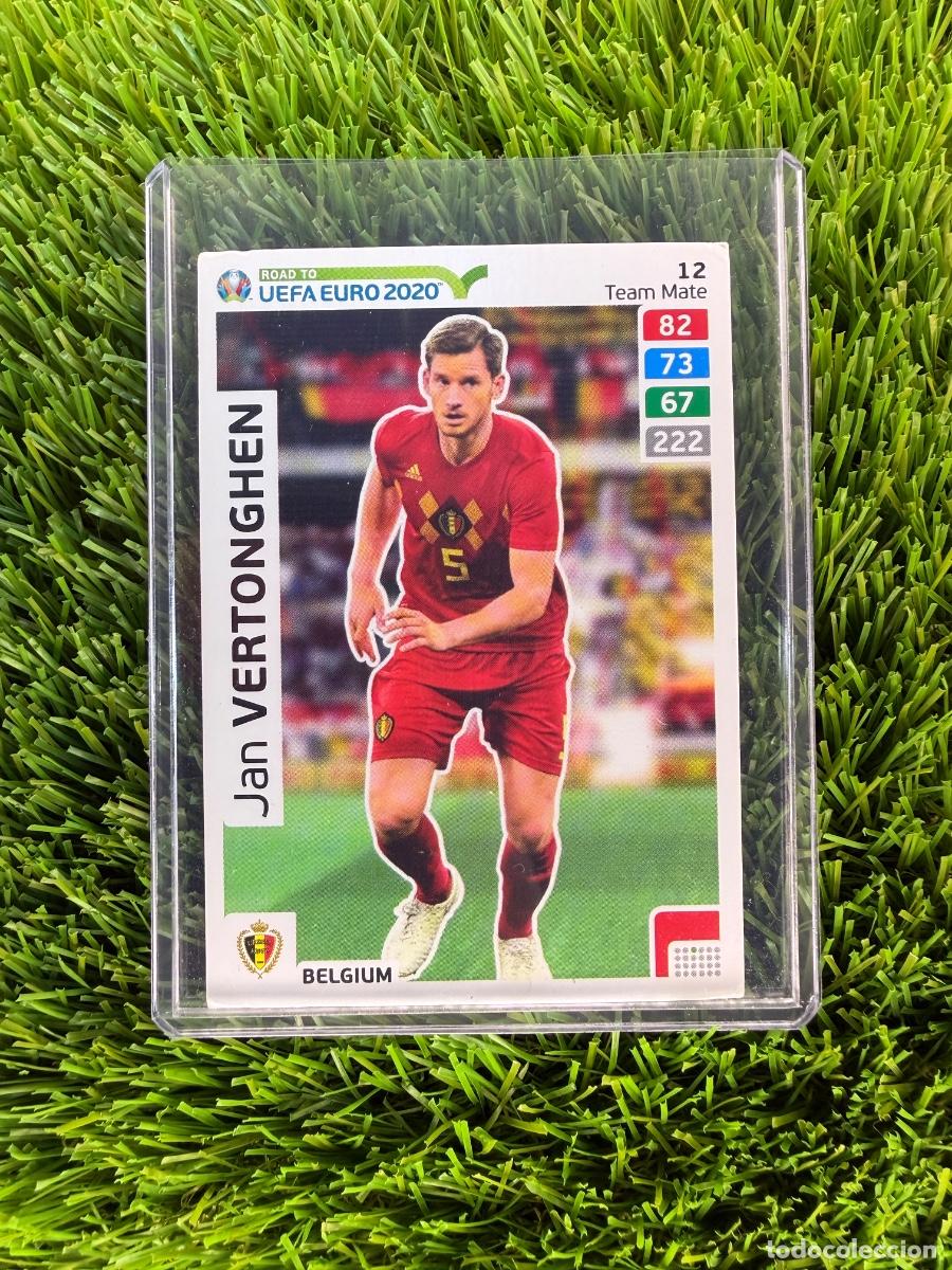 Cromos de F&uacute;tbol: N&ordm; 12 Jan Vertonghen B&eacute;lgica Adrenalyn XL Road to Euro 2020