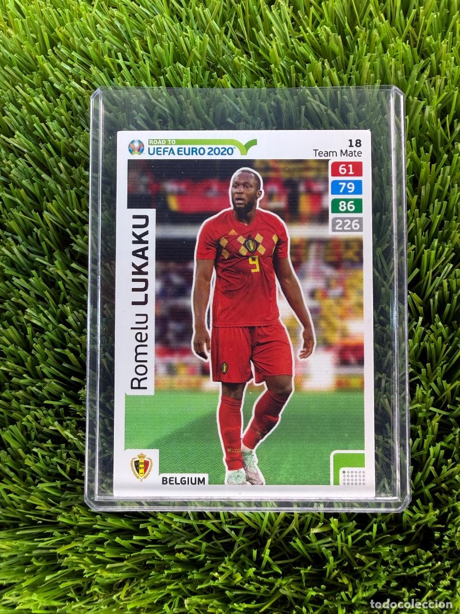 Cromos de F&uacute;tbol: N&ordm; 18 Romelu Lukaku B&eacute;lgica Adrenalyn XL Road to Euro 2020