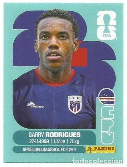 Cromos de Futebol: MUNDIAL FIFA CUP 2026 - STICKER - CABO VERDE - GARRY RODRIGUES - CPV 15