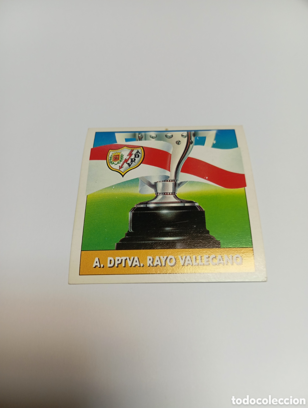 Cromos de F&uacute;tbol: ESCUDO Rayo Vallecano Liga Este 1992 1993 Panini 92 93 NUEVO SIN PEGAR