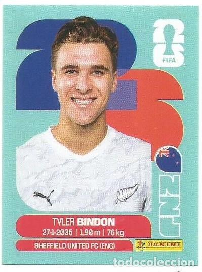Cromos de F&uacute;tbol: MUNDIAL FIFA CUP 2026 - STICKER - NUEVA ZELANDA - TYLER BINDON - NZL 7