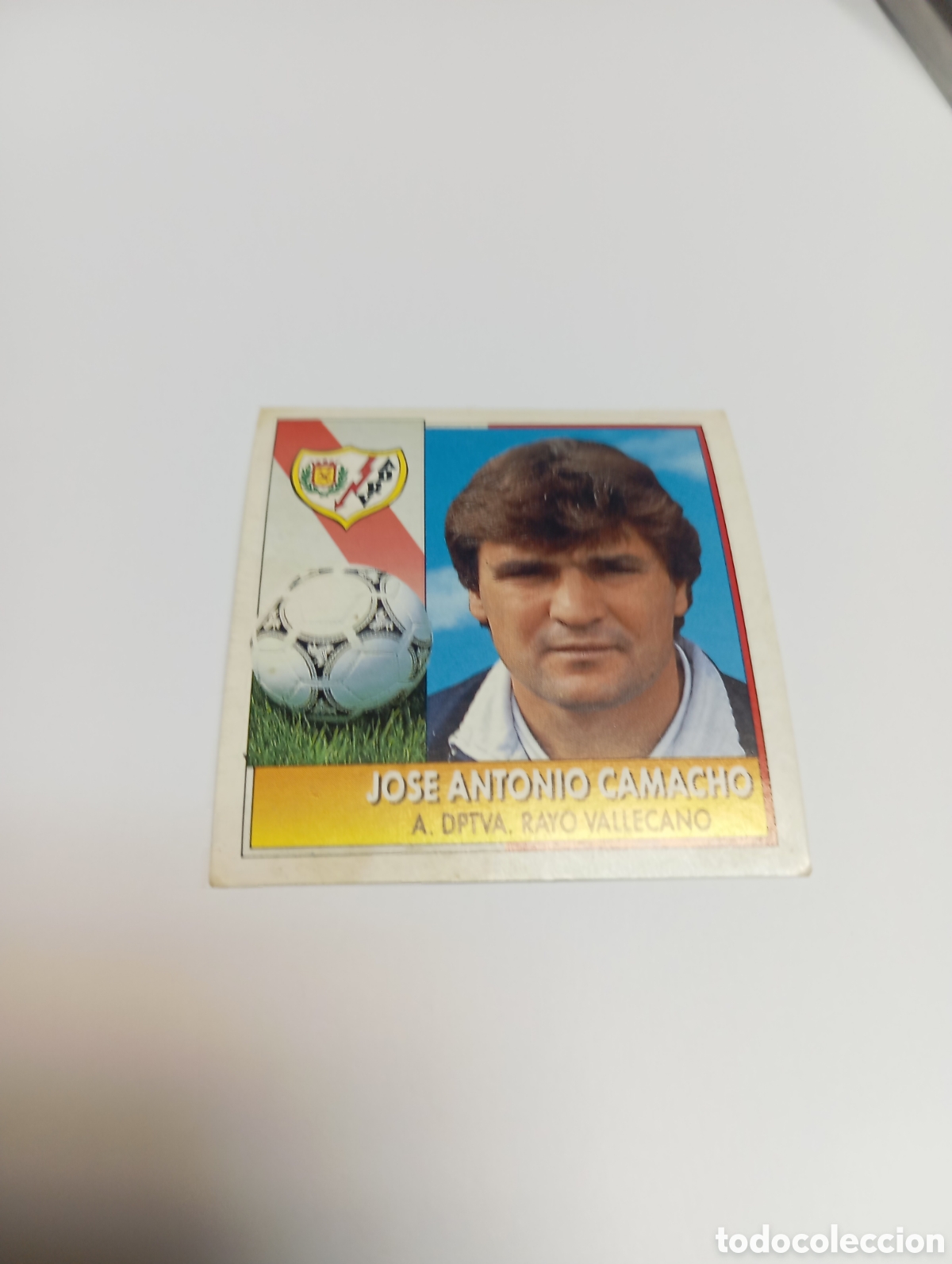 Cromos de F&uacute;tbol: ENTRENADOR CAMACHO Rayo Vallecano Liga Este 1992 1993 Panini 92 93 NUEVO SIN PEGAR