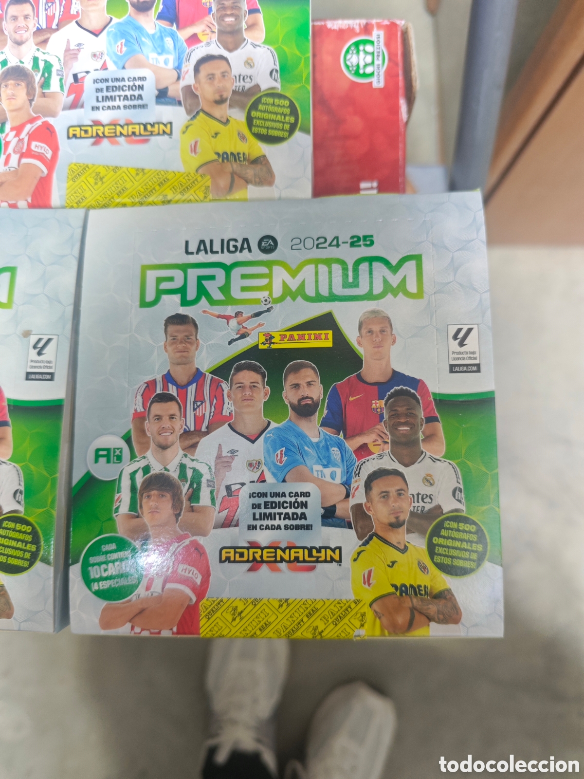 Cromos de F&uacute;tbol: 1 caja premiun adrenalyn 24-25