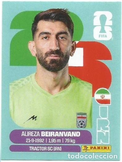 Cromos de F&uacute;tbol: MUNDIAL FIFA CUP 2026 - STICKER - IRAN - ALIREZA BEIRANVAND - IRN 2