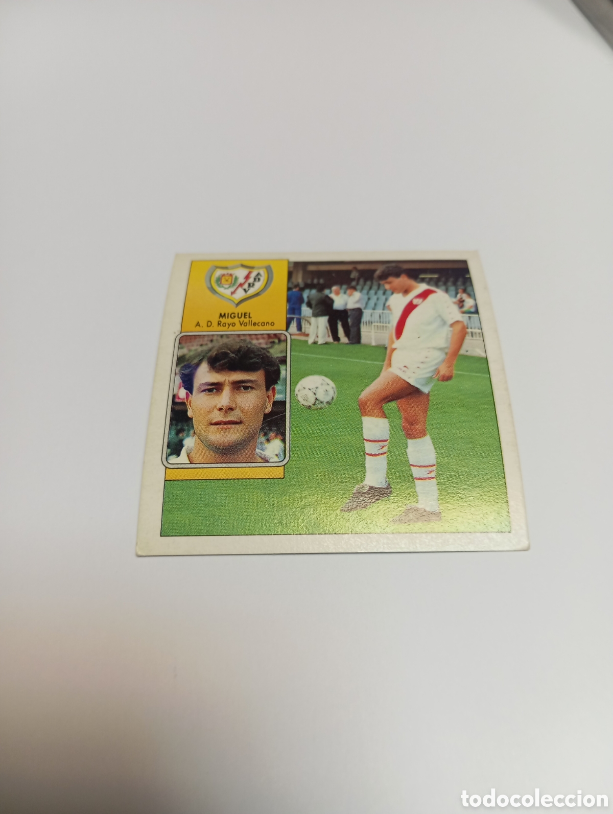 Cromos de F&uacute;tbol: MIGUEL Rayo Vallecano Liga Este 1992 1993 Panini 92 93 NUEVO SIN PEGAR