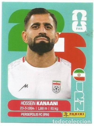 Cromos de F&uacute;tbol: MUNDIAL FIFA CUP 2026 - STICKER - IRAN - HOSSEIN KANAANI - IRN 8