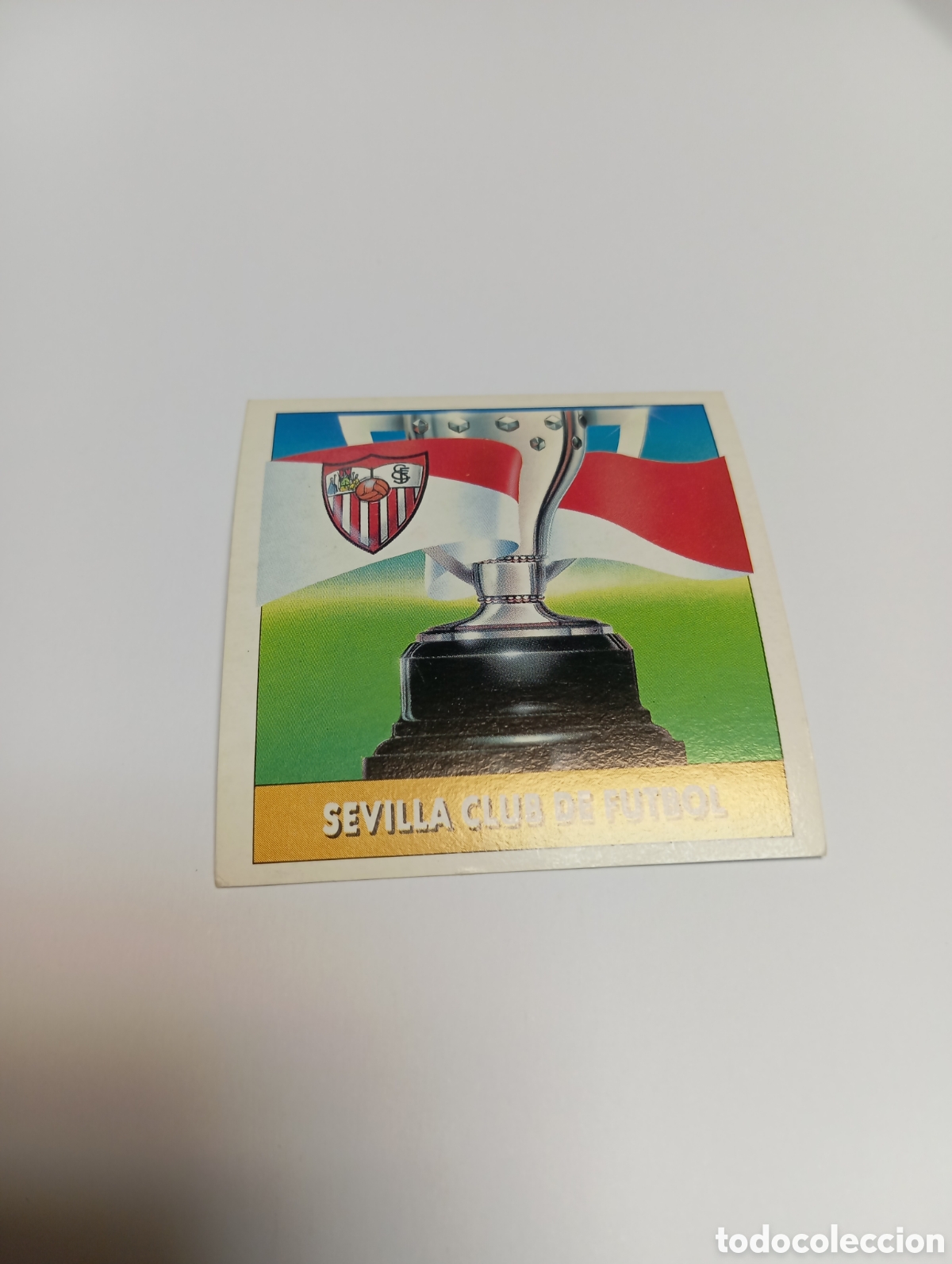 Cromos de F&uacute;tbol: ESCUDO Sevilla Liga Este 1992 1993 Panini 92 93 NUEVO SIN PEGAR