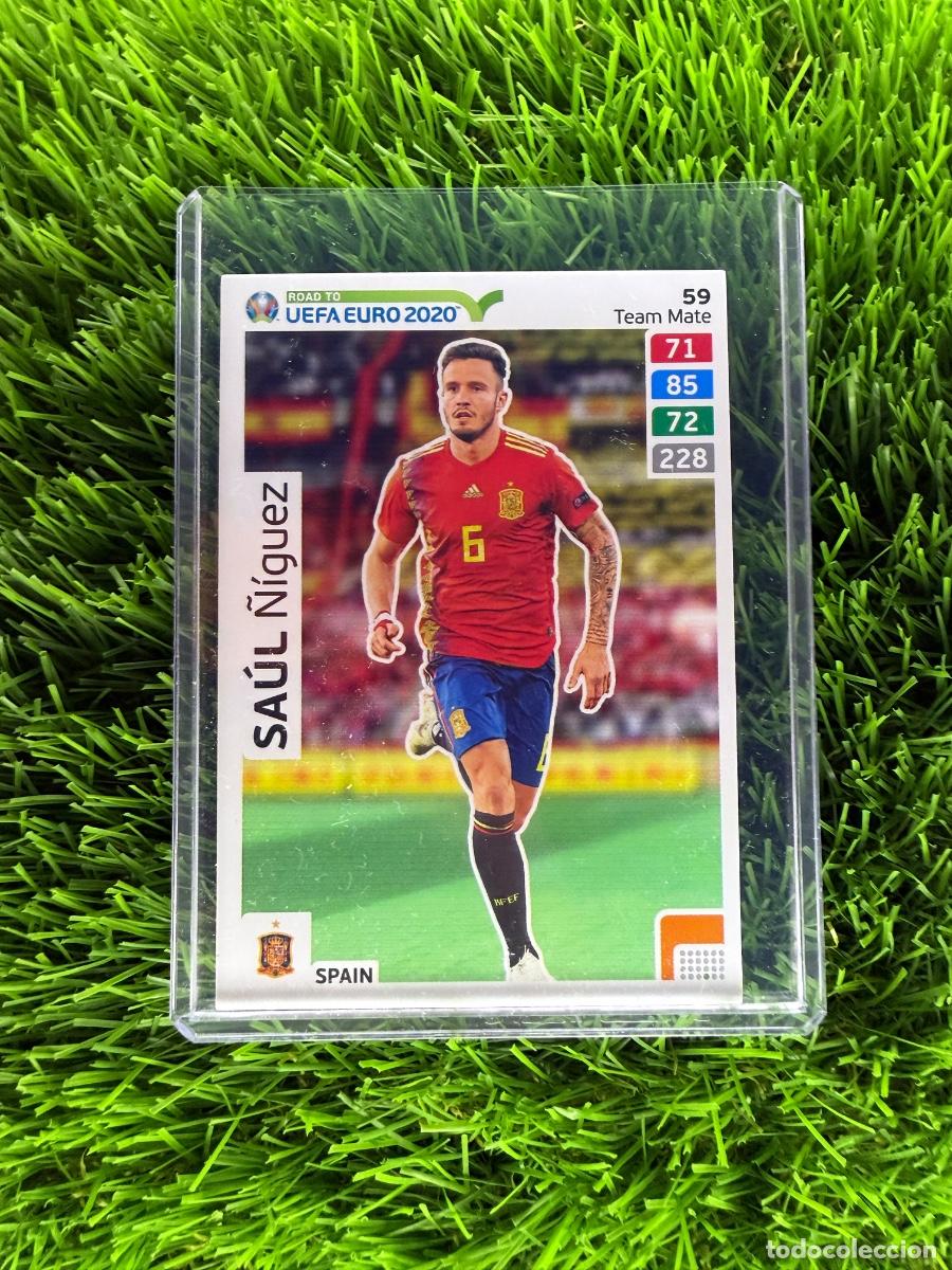 Cromos de F&uacute;tbol: N&ordm; 59 Sa&uacute;l &Ntilde;&iacute;guez Espa&ntilde;a Adrenalyn XL Road to Euro 2020