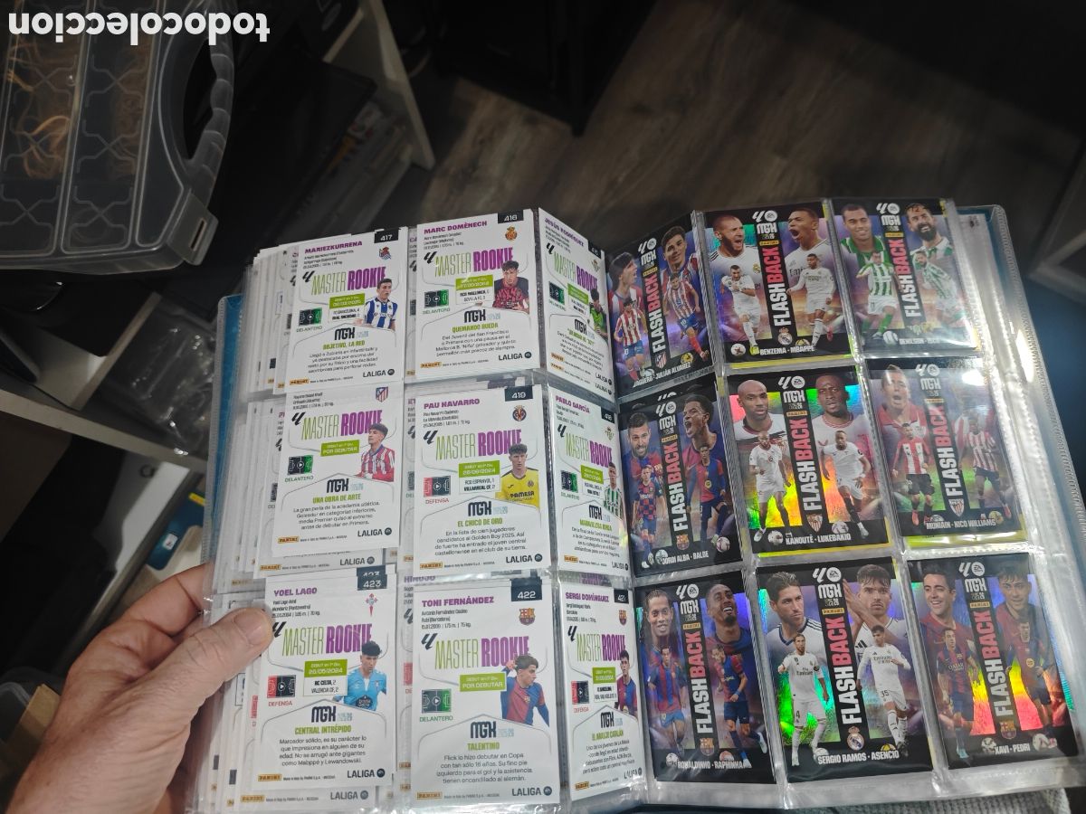 Cromos de F&uacute;tbol: LOTE DE 2 &ordf; SEGUNDA EDICI&Oacute;N ** VER DESCRIPCI&Oacute;N ** (92 CROMOS) - MEGACRACKS 2025 2026