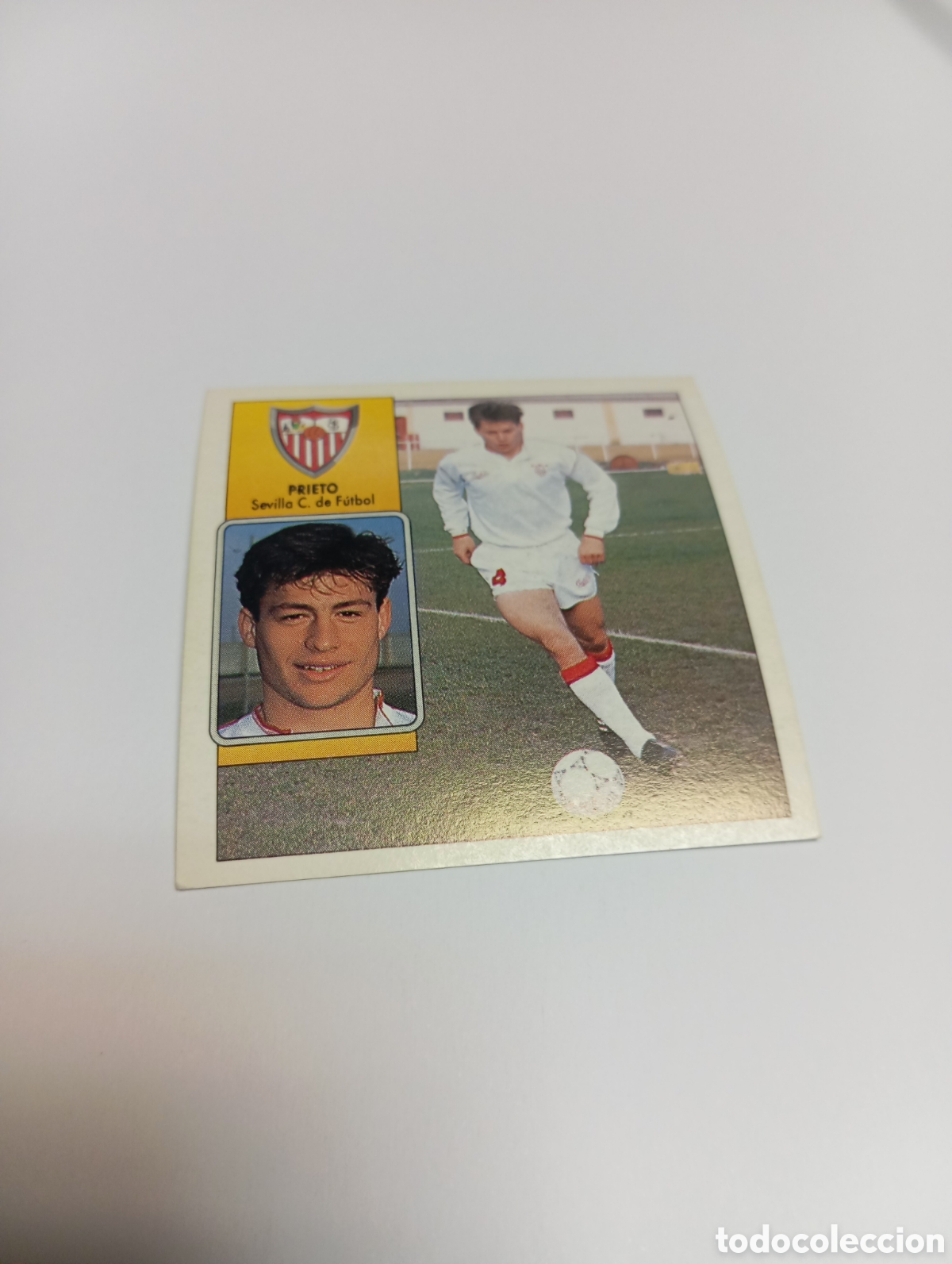 Cromos de F&uacute;tbol: PRIETO Sevilla Liga Este 1992 1993 Panini 92 93 NUEVO SIN PEGAR