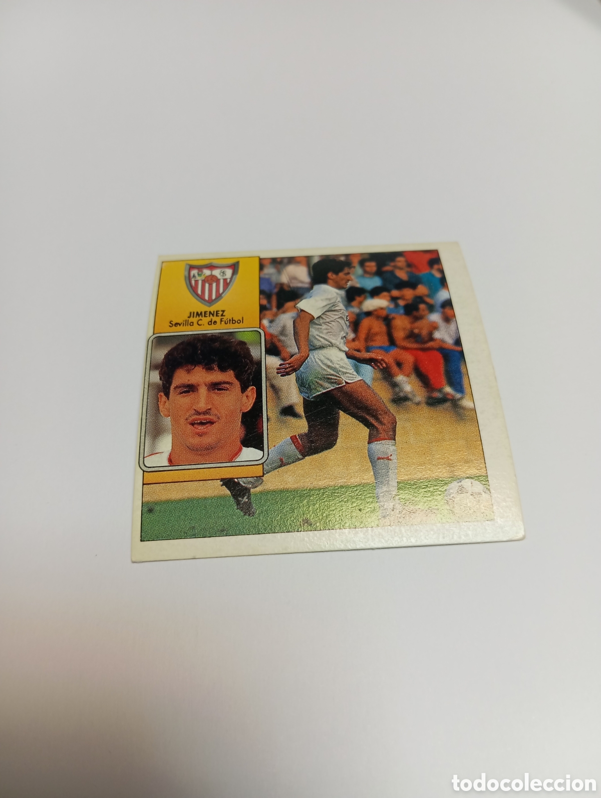 Cromos de F&uacute;tbol: JIM&Eacute;NEZ Sevilla Liga Este 1992 1993 Panini 92 93 NUEVO SIN PEGAR