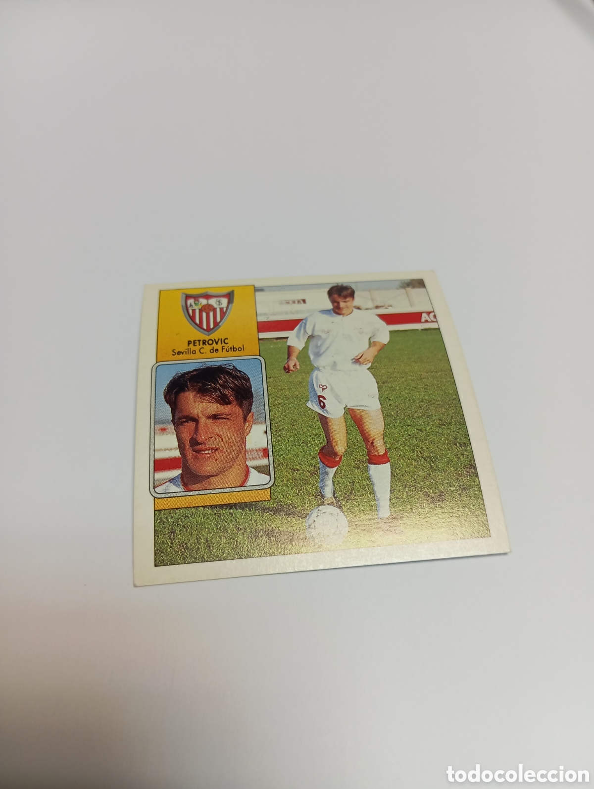Cromos de F&uacute;tbol: PETROVIC Sevilla Liga Este 1992 1993 Panini 92 93 NUEVO SIN PEGAR