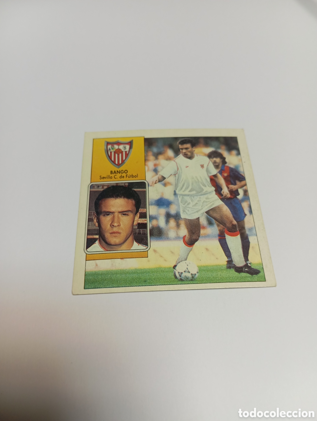 Cromos de F&uacute;tbol: BANGO COLOCA Sevilla Liga Este 1992 1993 Panini 92 93 RECUPERADO