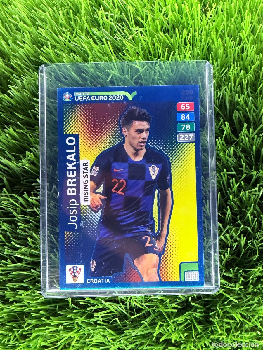 Cromos de F&uacute;tbol: N&ordm; 280 Josip Brekalo Rising Star Croacia Adrenalyn XL Road to Euro 2020