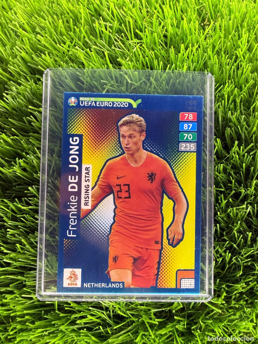 Cromos de F&uacute;tbol: N&ordm; 288 Frenkie de Jong Rising Star Pa&iacute;ses Bajos Adrenalyn XL Road to Euro 2020