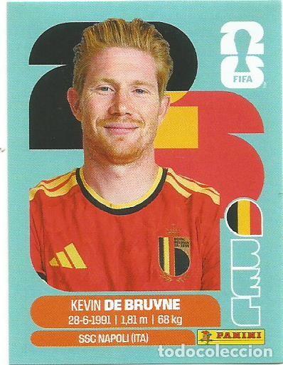 Cromos de F&uacute;tbol: MUNDIAL FIFA CUP 2026 - STICKER - B&Eacute;LGICA - KEVIN DE BRUYNE - BEL 15