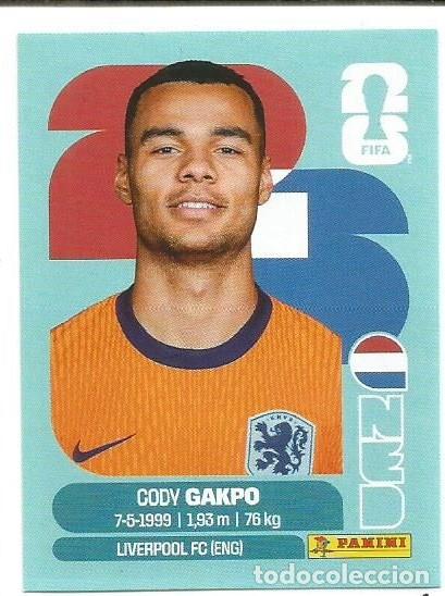 Cromos de F&uacute;tbol: MUNDIAL FIFA CUP 2026 - STICKER - PAISES BAJOS - CODY GAPKO - NED 20