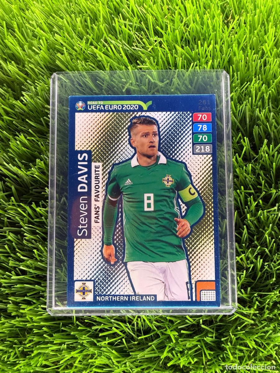 Cromos de F&uacute;tbol: N&ordm; 261 Steven Davis Fans Favourite Irlanda del Norte Adrenalyn XL Road to Euro 2020